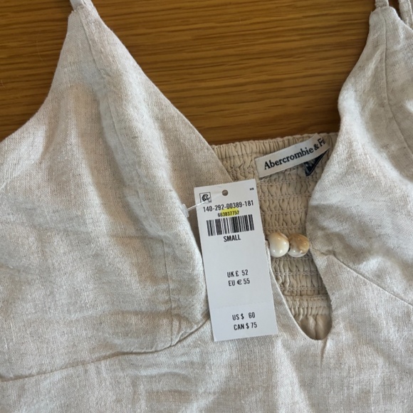 Abercrombie Linen Blend Beaded Cami - Picture 3 of 3